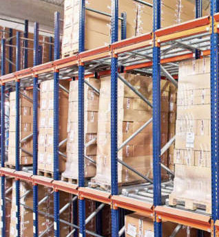 Push-Back Pallet Rack Storage Systems | Carolina Material Handling Inc.